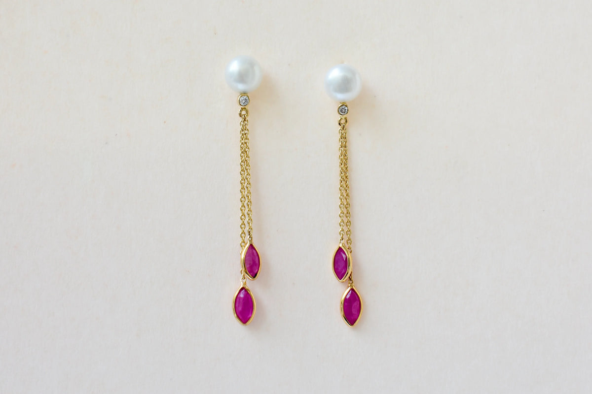 18K Gold Earrings