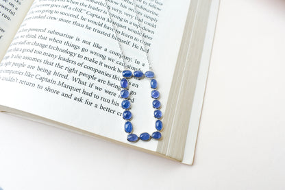 Tanzanite Cluster Necklace in 925 Silver | Multi-Stone Pendant